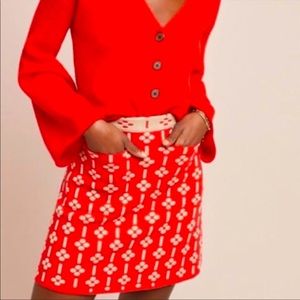 Maeve Retro Mini Skirt